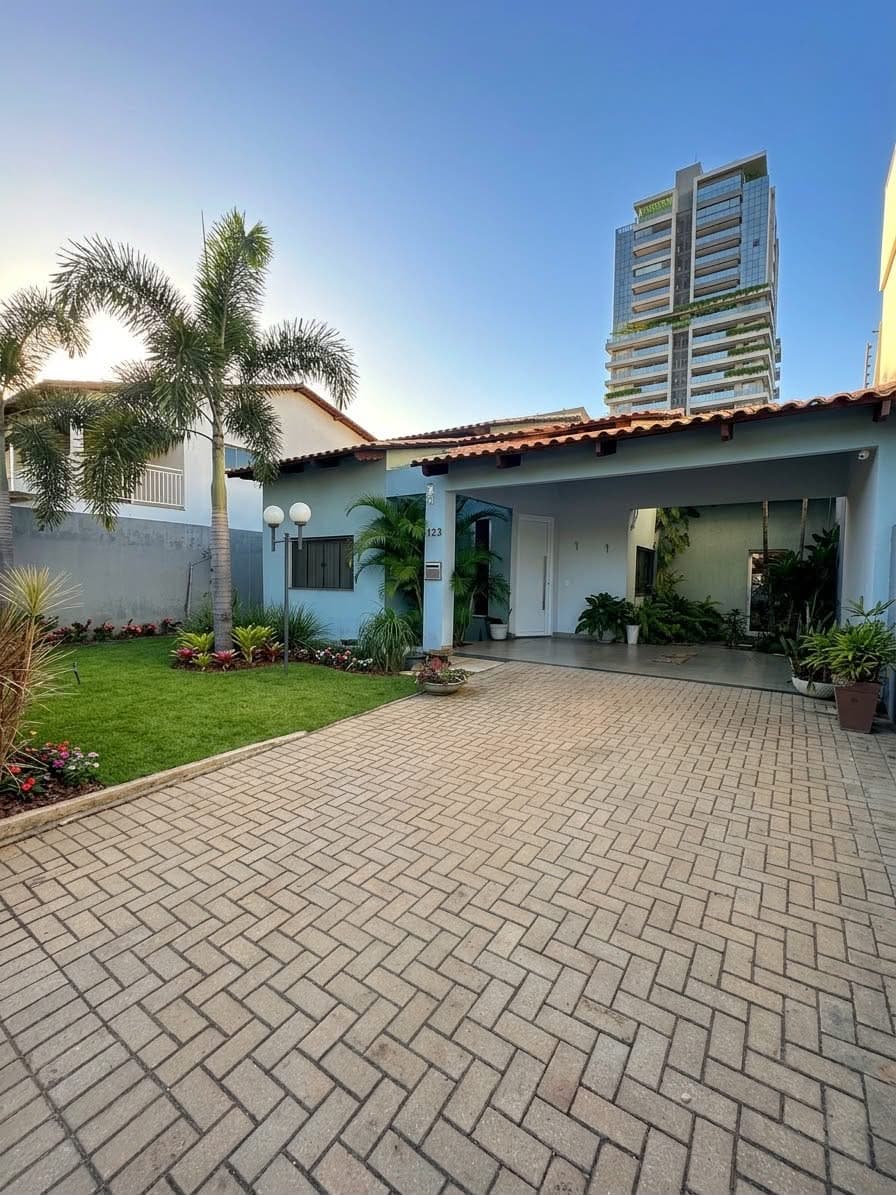 Casa à venda na 407 Sul com piscina, energia solar e 4 quartos