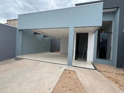 Casa nova com 3 quartos e excelente acabamento no Jardim Aureny III em Palmas