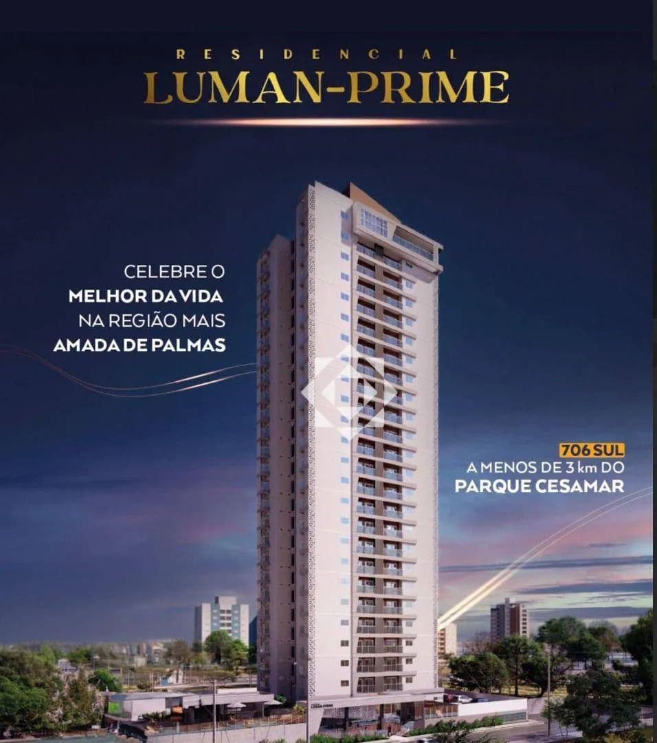 Apartamento com 3 quartos e vista para a serra no Plano Diretor Sul - Palmas/TO