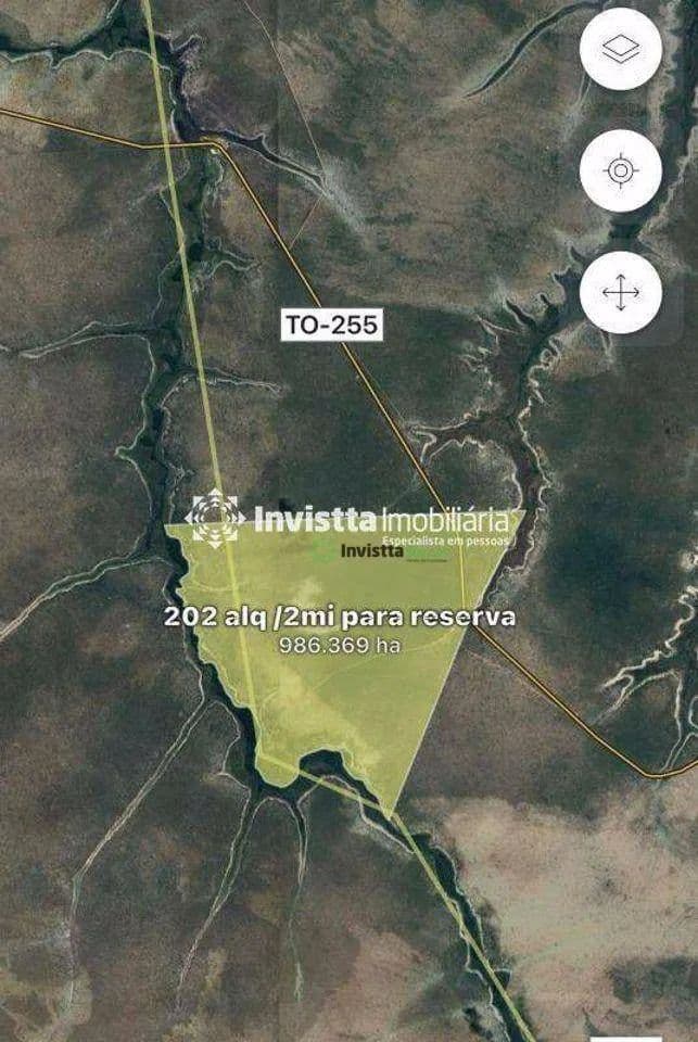 Fazenda bruta de 202 alqueires ideal para reserva legal no Tocantins