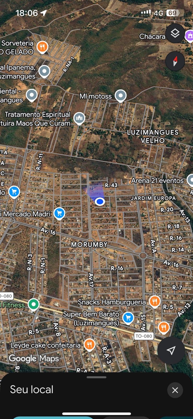 Lote quitado de 300 m² à venda em Luzimangues – Jardim do Lago, pronto para construir