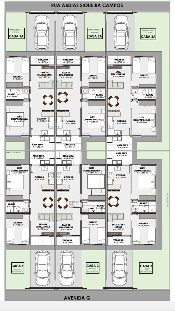Casa Nova com 2 Quartos e Suíte Americana à Venda no Jardim Aureny III – Palmas/TO