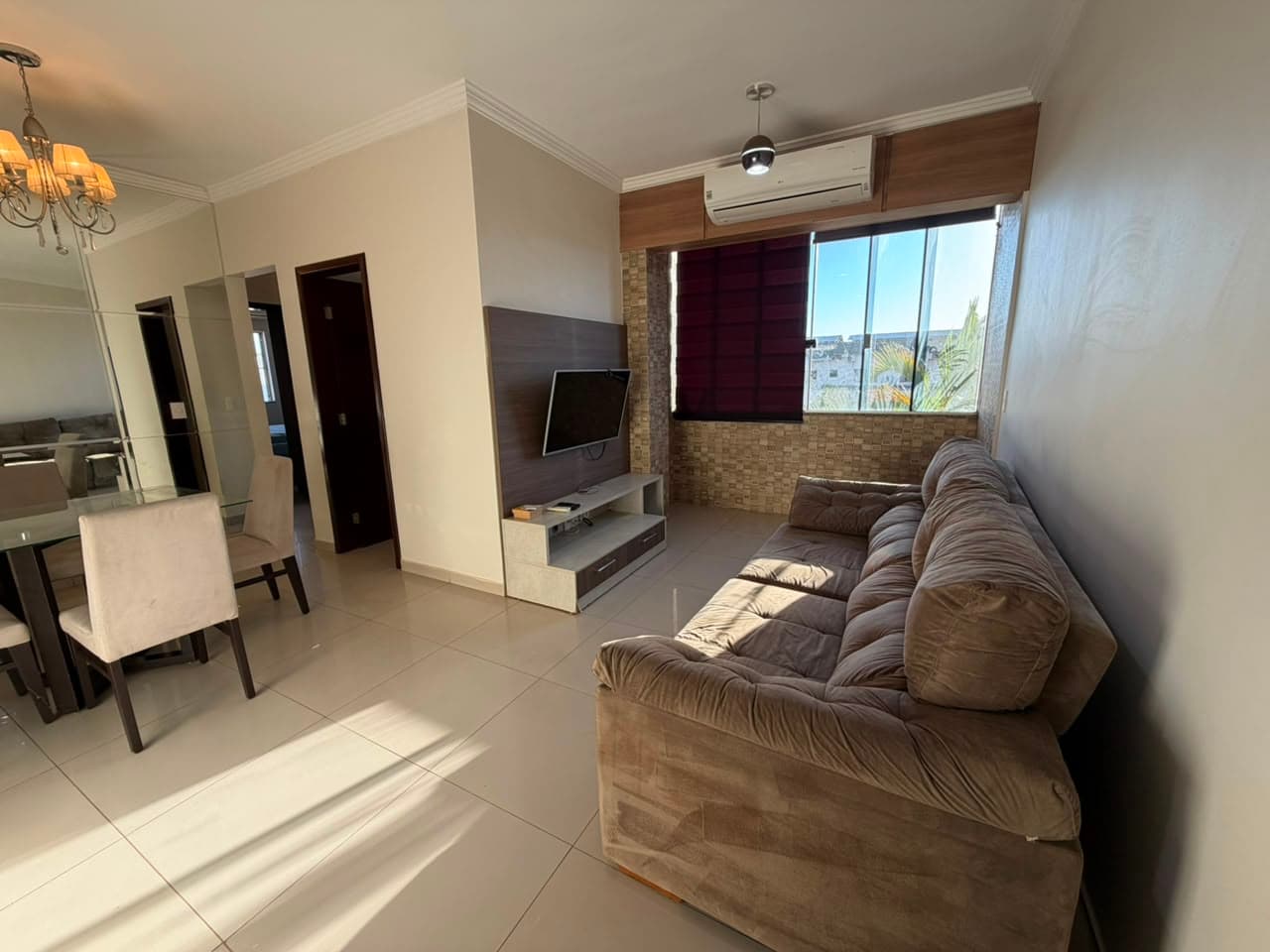 Apartamento mobiliado de 2 quartos para locação na 110 Norte – Palmas/TO