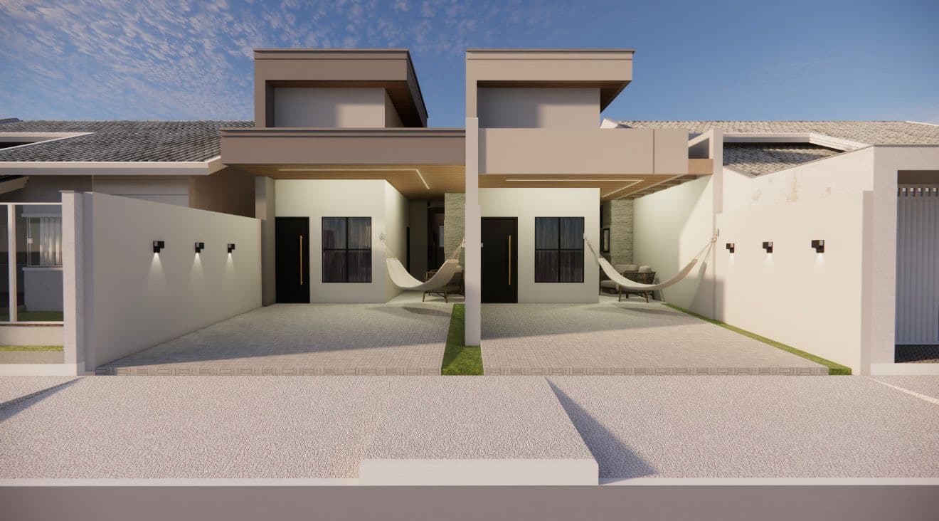Casa 2 quartos sendo 1 suíte americana em fase de obra na 1503 Sul