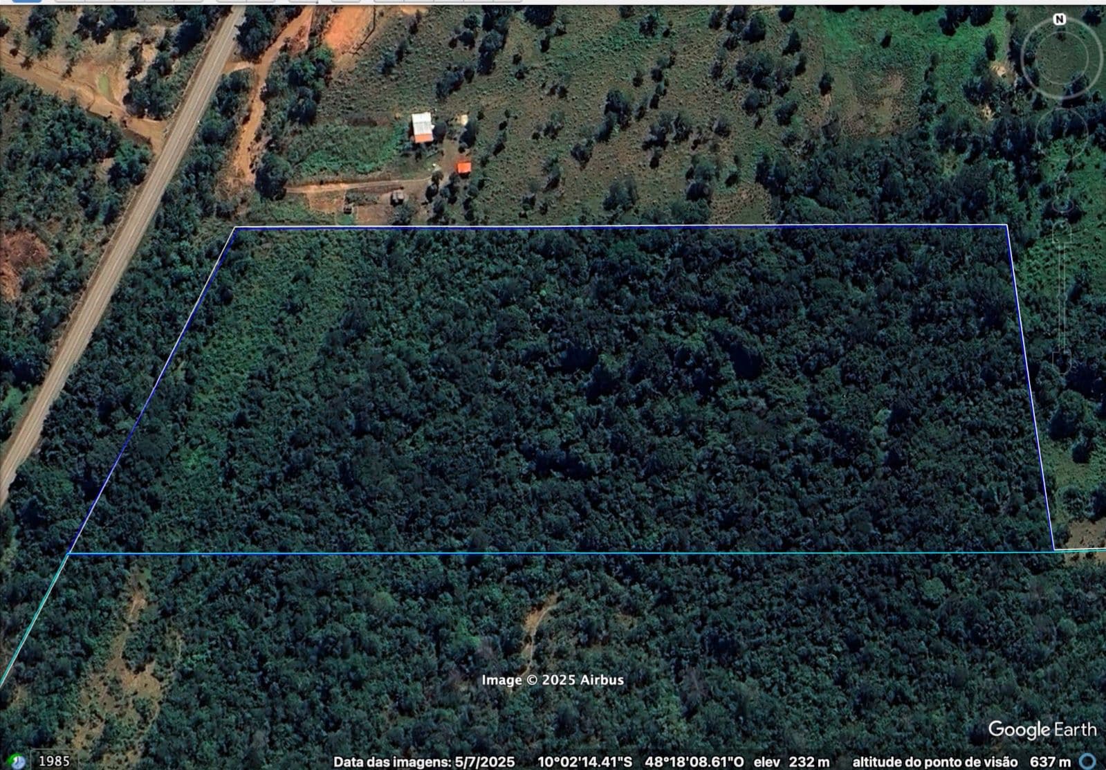 Chácara de 51.000 m² à venda na TO-010 – Palmas/TO