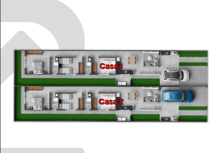 Casa Nova em Construção com 3 Quartos e Suíte à Venda no SETOR BERTAVILLE