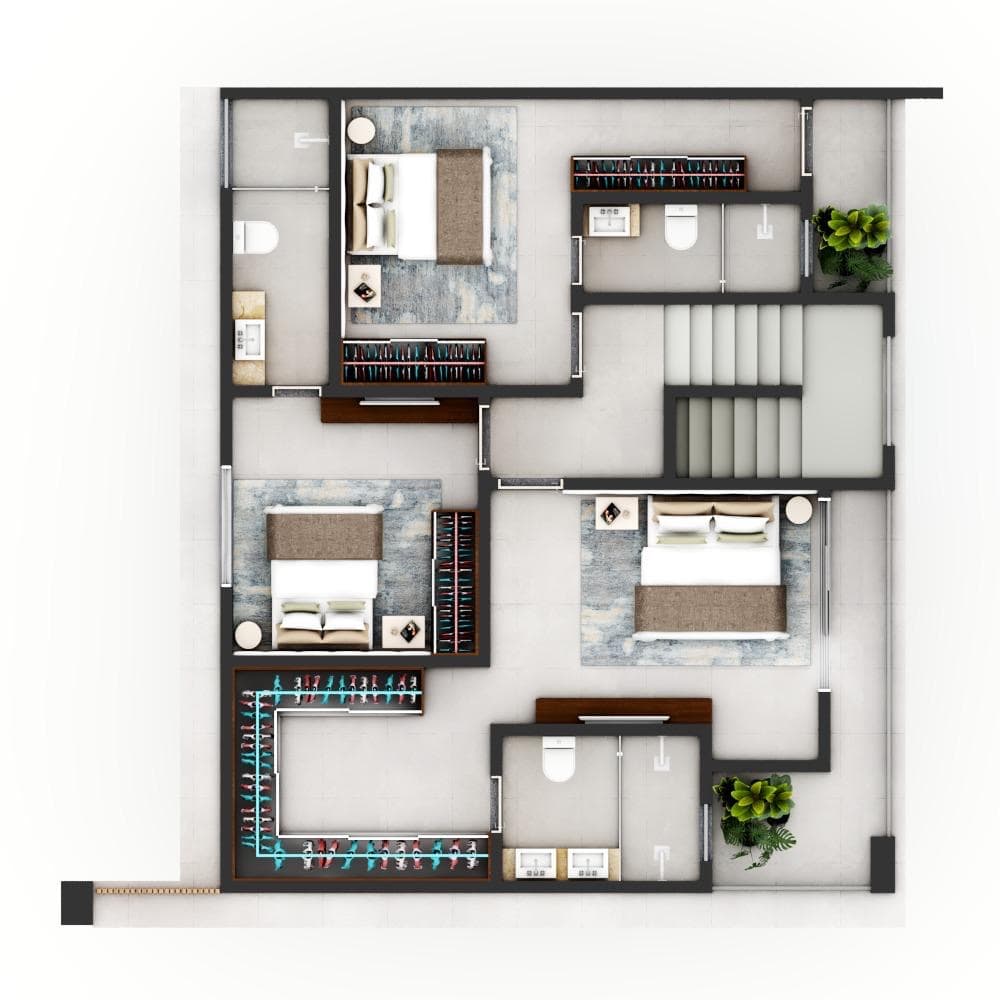 Sobrado de Alto Padrão com 4 Suítes, Piscina e Energia Solar à Venda na Quadra 505 – Palmas/TO