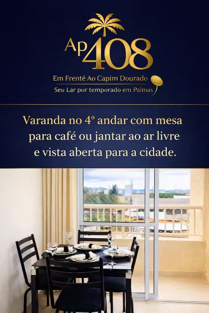 Apartamento de 2 quartos, com uma suíte próximo ao Capim Dourado Shopping