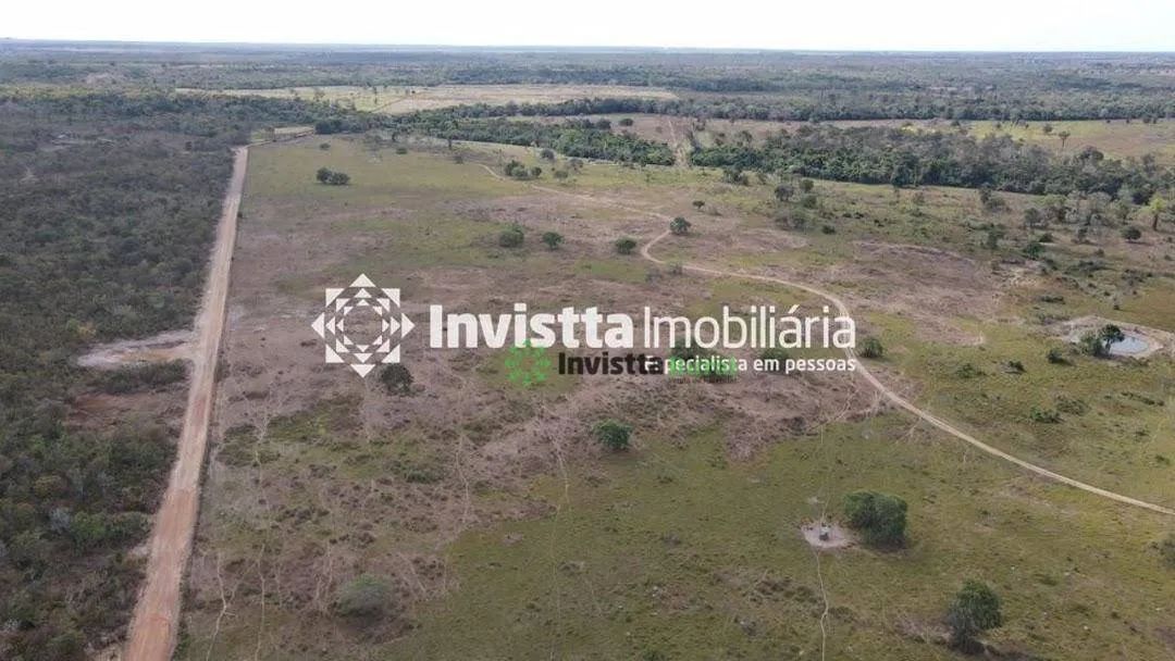 Fazenda de 134 alqueires com solo de alta argila e 100% plana no Vale do Araguaia