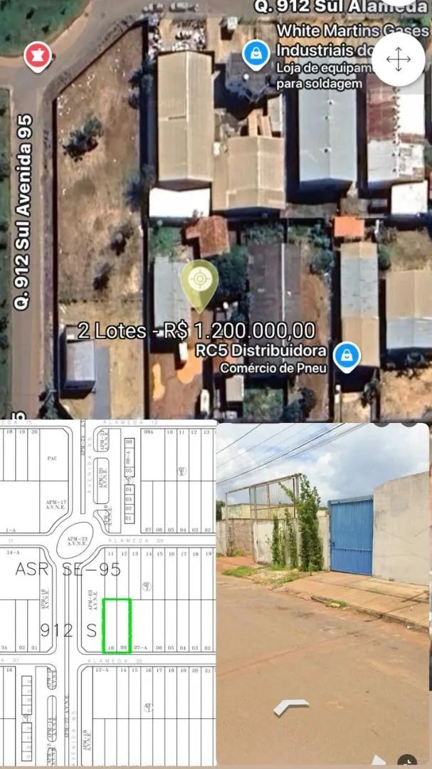 Galpão à venda no Plano Diretor Sul em Palmas com 1.950 m² de terreno e estrutura para investimento