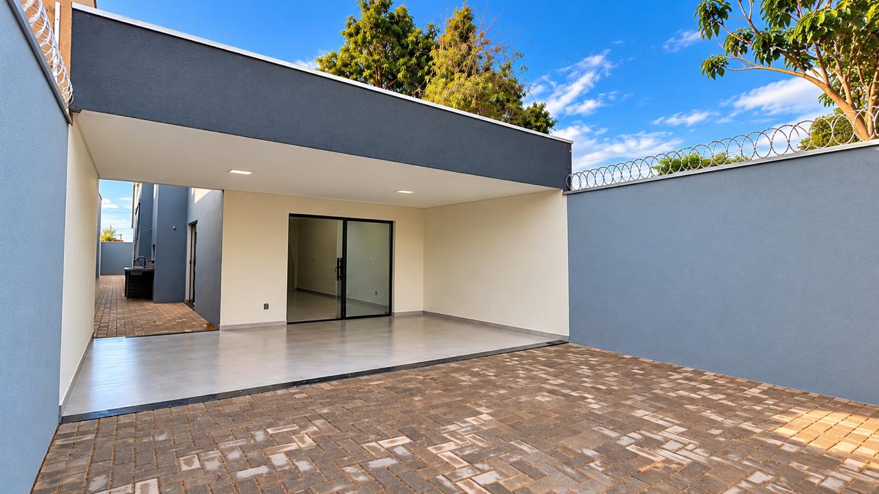 Casa nova com 3 quartos e espaço gourmet à venda na 605 Norte – Palmas/TO