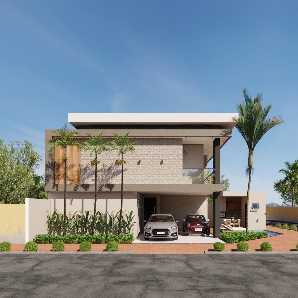 Sobrado de alto padrão com 4 suítes, piscina e energia solar à venda na 505 Sul – Palmas/TO