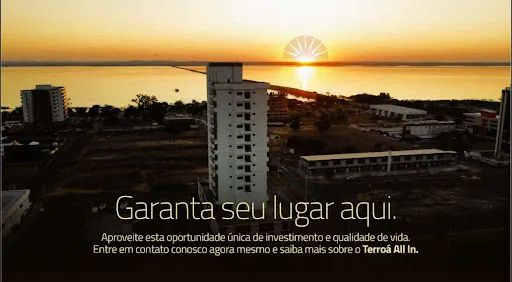 Ágio de flat moderno com 1 suíte no Terroà All In na Orla 14