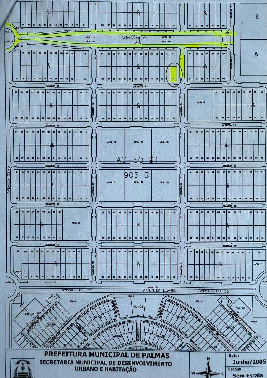 Terreno de esquina 859 m² na 903 Sul em Palmas – ideal para construir ou investir