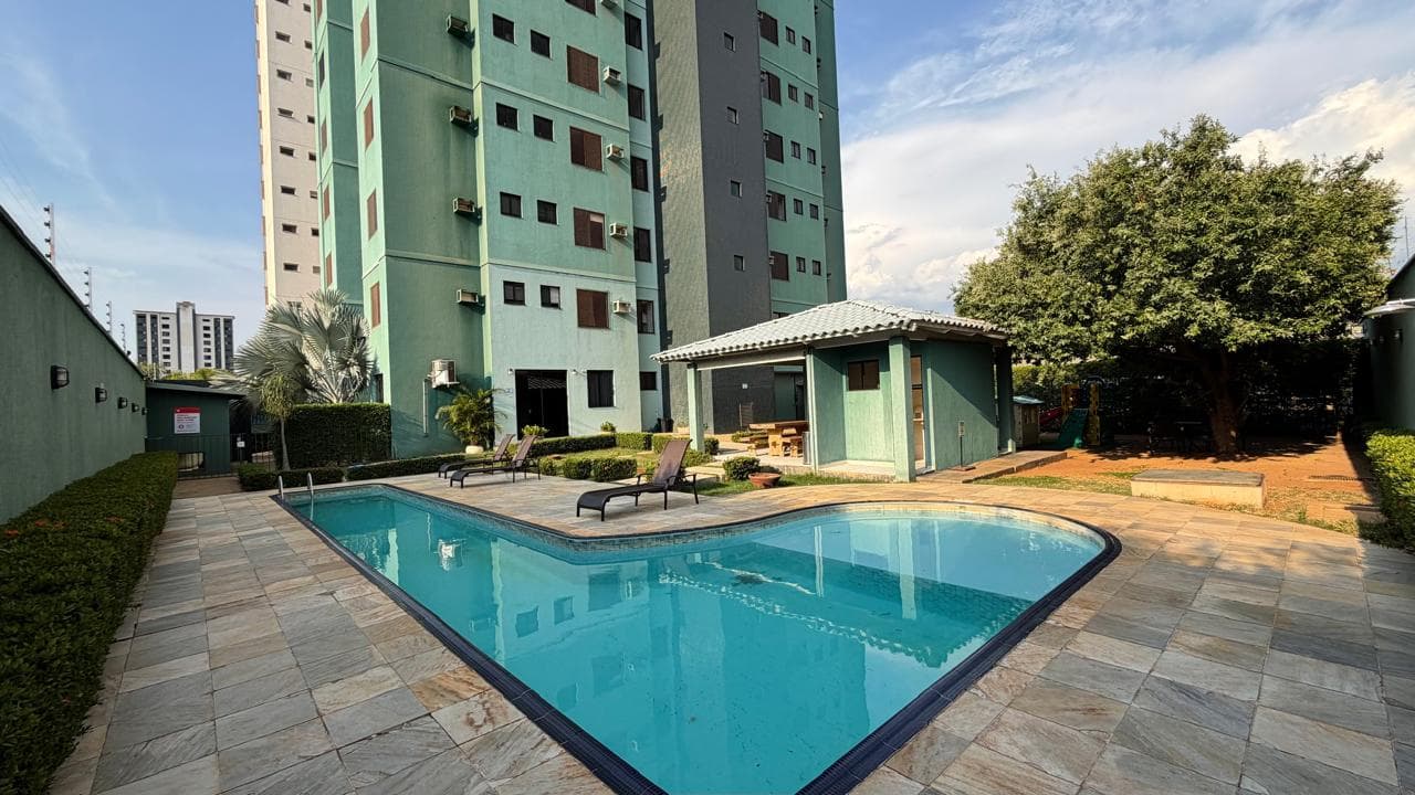 Apartamento com 2 quartos, suíte e 2 vagas à venda e para locação no Residencial Napolina – 206 Sul, Palmas/TO