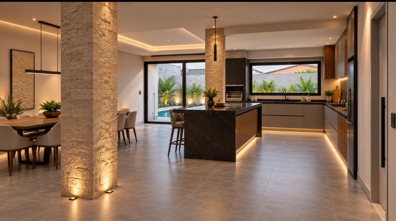 Casa de alto padrão com 3 suítes e piscina à venda na 605 Sul – Palmas/TO